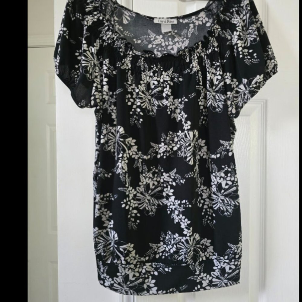 Women's Floral Summer Blouse, size 1X (16/18).